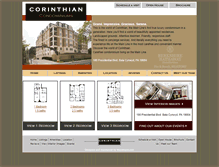 Tablet Screenshot of corinthiancondos.net